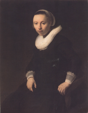 Portrait of a young woman seated (mk33)